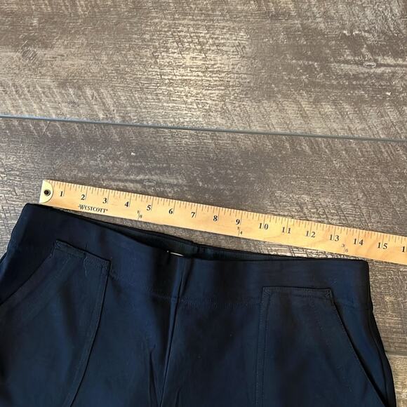 NWT Max Studio London Women's High Waisted Easy Wide Leg Trouser Black Size L - Picture 4 of 9